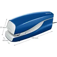 Leitz NeXXt Elektrische Nietmachine voor Contactloos Nieten - Niet tot 20 Vel - Blauw