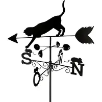 Wenko Windwijzer Kat BxLxH: 50x40x170 cm