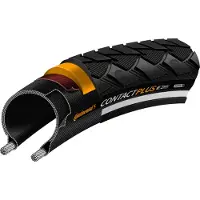 Continental Contact Plus band, 27,5 x 1 1/2 (42-584), met stalen karkas, zwart, reflecterend, artikelnummer 0101221