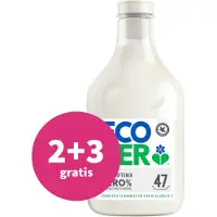 Ecover 2+3 Gratis: Wasverzachter Zero% 47 Wasbeurten 1,43 Liter