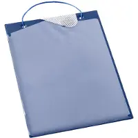 Eichner besteletui Plus, met klittenband en sleutelvak, voor DIN A4 documenten, blauw, 10 stuks