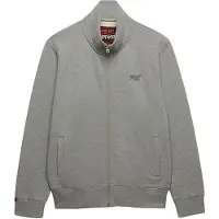 Superdry Sweatvest 'Essential' lichtgrijs