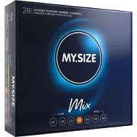 MY.SIZE Mix Condooms Maat 4 57mm 28 St