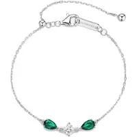 Brosway FANCY FLG112 ZILVEREN ARMBAND MET GROENE/TRANSPARANTE ZIRKONIA'S 1 STUK