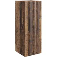 vidaXL Wandkast Oud hout 33 x 34,5 x 90 cm Bewerkt hout