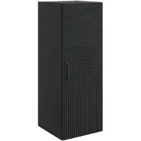vidaXL Wandkast Zwart 33 x 34,5 x 90 cm Bewerkt hout