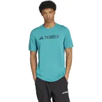 Adidas Unisex Performance Terrex Multi Climacool Logo Tech T-shirt Maat: L | Sport Shirts Outlet | Unisex | Blauw