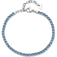 Brosway DESIDERI BEI107 STAINLESS STEEL ARMBAND MET BLAUWE ZIRKONIA'S 1 STUK