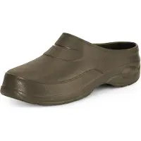 Ladeheid Unisex Clogs Tuinklompen - Tuinschoenen - Lichte - Dames - Heren - Bruin – 37 – LA-KL-037