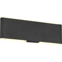 TRIO Moderne Wandlamp Conchita Zwart 22cm