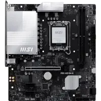 MSI PRO H810M-B - Moederbord - micro ATX - LGA1851-socket - H810-chipset - USB 3.2 Gen 1, USB-C 3.2 Gen2 - 2.5 Gigabit LAN - Geïntegreerde grafische kaart (CPU vereist)