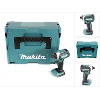 Makita Boormachine + slagboor, DTD 153 ZJ 18 V accu-borstelloze slagmoersleutel Solo in Makpac - zonder accu, zonder oplader (Oplaadbare batterij)