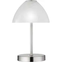 TRIO LED tafellamp Queen 24cm metaalgrijs