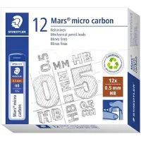 Staedtler - Potloodstift mars micro carbon 0.5 mm hb | 12 stuks