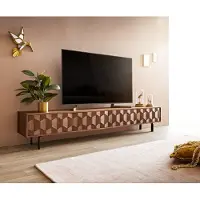 DELIFE Tv-meubel Fevo 220 cm acacia bruin 4 deuren