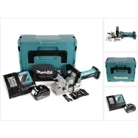 Makita DPJ 180 RT1J 18 V Li-Ion accu groeffrees in Makpac + 1 x 5,0 Ah accu + oplader