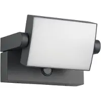 TRIO Wandlamp buiten met sensor | Kansas | 3000K | IP54 | Antraciet | 10W | Lighting