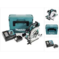 Makita DHS 680 RT1J accu-handcirkelzaag 18 V 165 mm borstelloos + 1x accu 5,0 Ah + oplader + Makpac