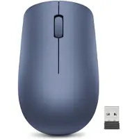 Lenovo 530, Geschikt voor zowel rechtshandigen als linkshandigen, Optisch, Draadloos (RF), 1200 DPI, Blauw