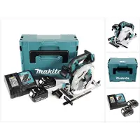 Makita DHS 680 RFJ accu-cirkelzaag 18 V 165 mm borstelloos + 2x accu 3,0 Ah + oplader + Makpac