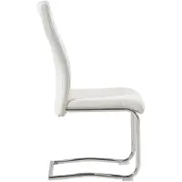 CARO-Möbel Eetkamerstoelen LOANO, set van 4 - wit