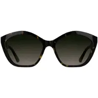Karl Lagerfeld dameszonnebril KL6222S - Donkerbruin schildpadmotief met bruine overgangsglazen