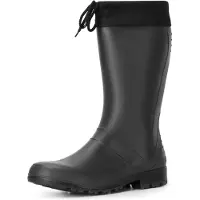 Ladeheid Dames en Heren Regenlaarzen - Waterdicht - PVC - LA-LMG-958-Axel - Zwart - 41