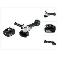 Makita DGA 517 M1 accu haakse slijper 18 V 125 mm borstelloos + 1x accu 4.0 Ah - zonder lader