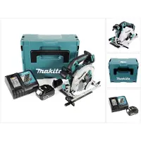 Makita DHS 680 RF1J accu-cirkelzaag 18 V 165 mm borstelloos + 1x accu 3,0 Ah + oplader + Makpac