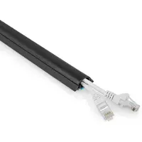 Nedis Kabelgoot muur | | 12 mm kabel (0.5 meter, PVC, Zwart)