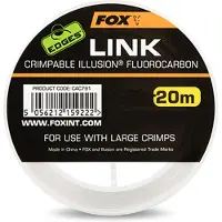 FOX Edges Link Crimpable Illusion Fluorocarbon 0,64 mm 20 m 35 lbs Lijn