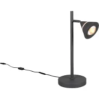TRIO LED-tafellamp Romeo, dimbaar, zwart, Woon-/ Eetkamer, metaal, Modern, LED tafellamp