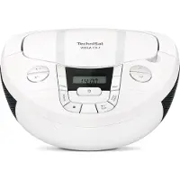 Technisat Viola CD-1 portable FM-radio met CD en bluetooth - wit