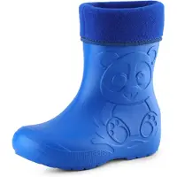 Ladeheid Kinder Regenlaarzen - Thermo Rubberlaarzen Vederlicht - EVA - LA-CA-PandaWinter - Blauw - 22/23