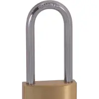 Kasp K12040L55A1 Hangslot 40 mm Gelijksluitend Goud-geel Sleutelslot