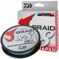 Daiwa J-Braid X8 Multicolor 150m 0.22mm - 17.0kg