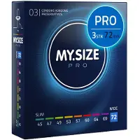 MY.SIZE PRO Elite Condooms Maat 8 72mm 3 St