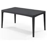 Allibert by KETER Girona tuintafel Girona (160x90 cm) Graphite
