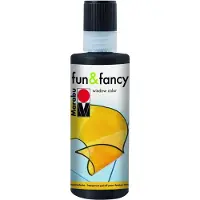 Marabu - fun & fancy - peinture fenêtre repositionnable - tube de 80 ml - noir 040604173