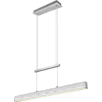 Reality Hanglamp Paros, dimbaar, alu / grijs / zink, Woon-/ Eetkamer, metaal, Modern