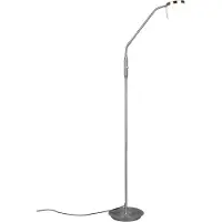 TRIO Vloerlamp Monza 145cm RVS
