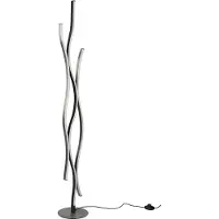 TRIO Vloerlamp Blaze Aluminium