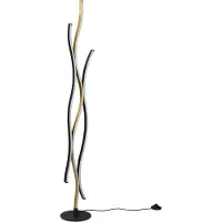TRIO Vloerlamp Blaze Messing