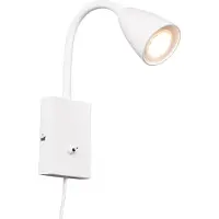 TRIO Flexibele leeslamp Wanda Wit