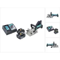 Makita DPJ 180 RT accu-groeffrees 18 V 100 mm + 2x accu 5,0 Ah + oplader