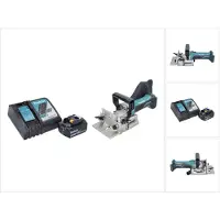 Makita DPJ 180 RT1 accu-groeffrees 18 V 100 mm + 1x accu 5,0 Ah + oplader