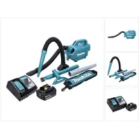 Makita DCL 184 RM1 Accu stofzuiger 18 V 54 mbar 0,5 l + 1x accu 4,0 Ah + lader, Stofzuiger