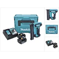 Makita DFN 350 RMJ accu spijkermachine 18 V 15 - 35 mm + 2x accu 4.0 Ah + lader + Makpac