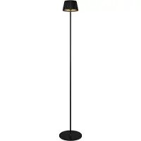 TRIO Oplaadbare vloerlamp Suarez zwart