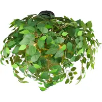 TRIO Bladeren plafondlamp Leavy Ø 70cm